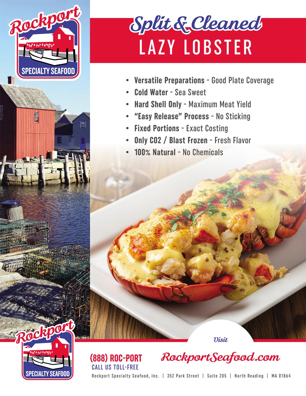Rockport Lazy-Lobster Split & Cleaned POS 1