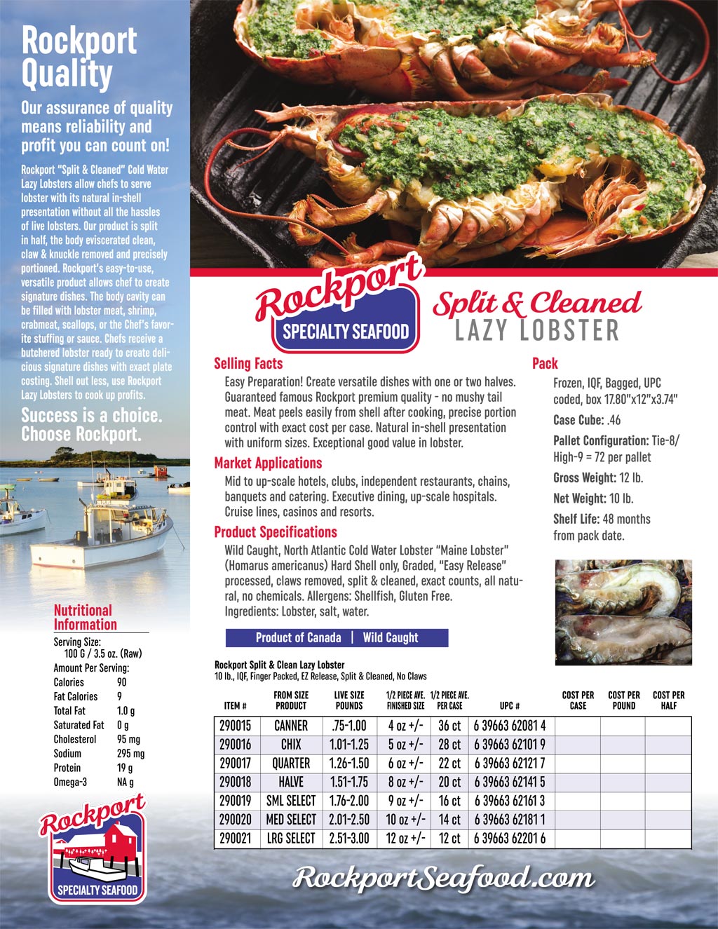 Rockport Lazy-Lobster Split & Cleaned POS 2