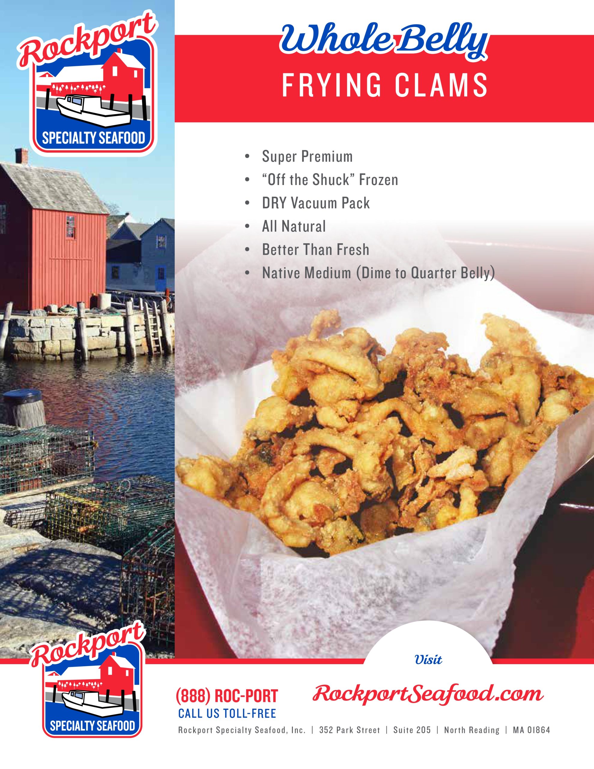 Clams – Rockport Whole Belly